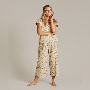 Rylee + Cru PAJAMA SET | SUNBURST women’s size XS 100% cotton